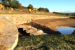 Large ponds with feature stones South Devon | Wagland - land & waterscape